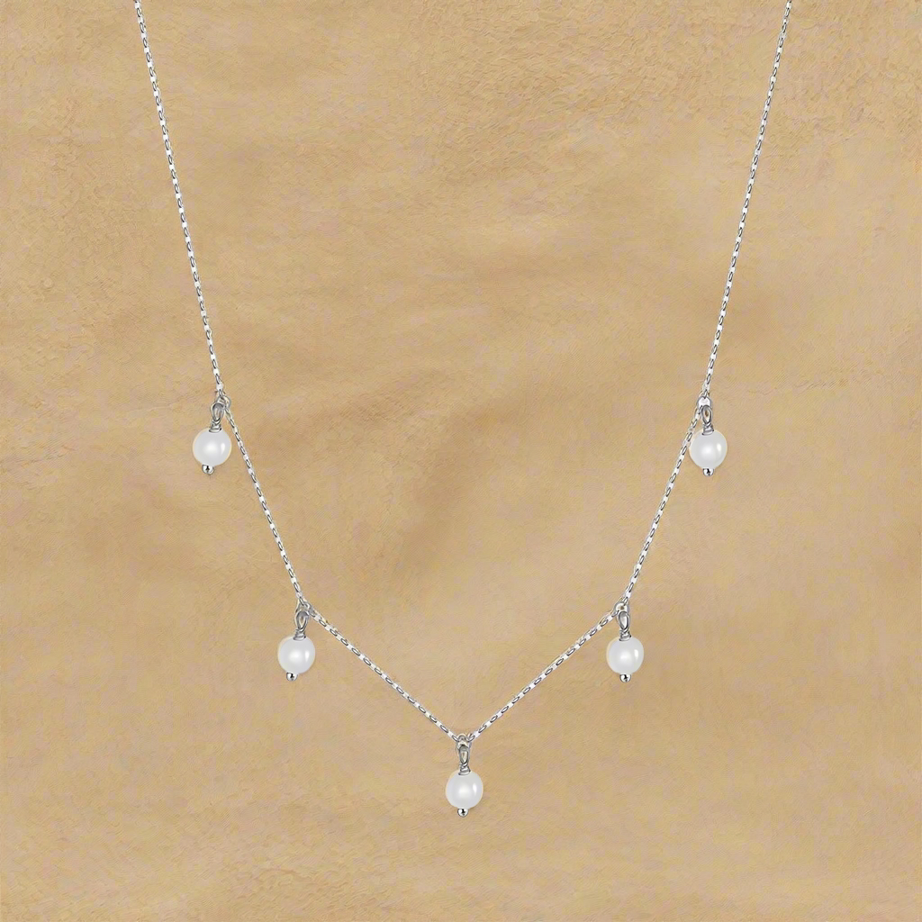 Colier Moonlight Pearl Silver