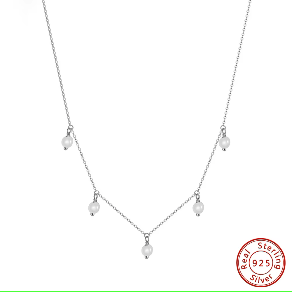 Colier Moonlight Pearl Silver